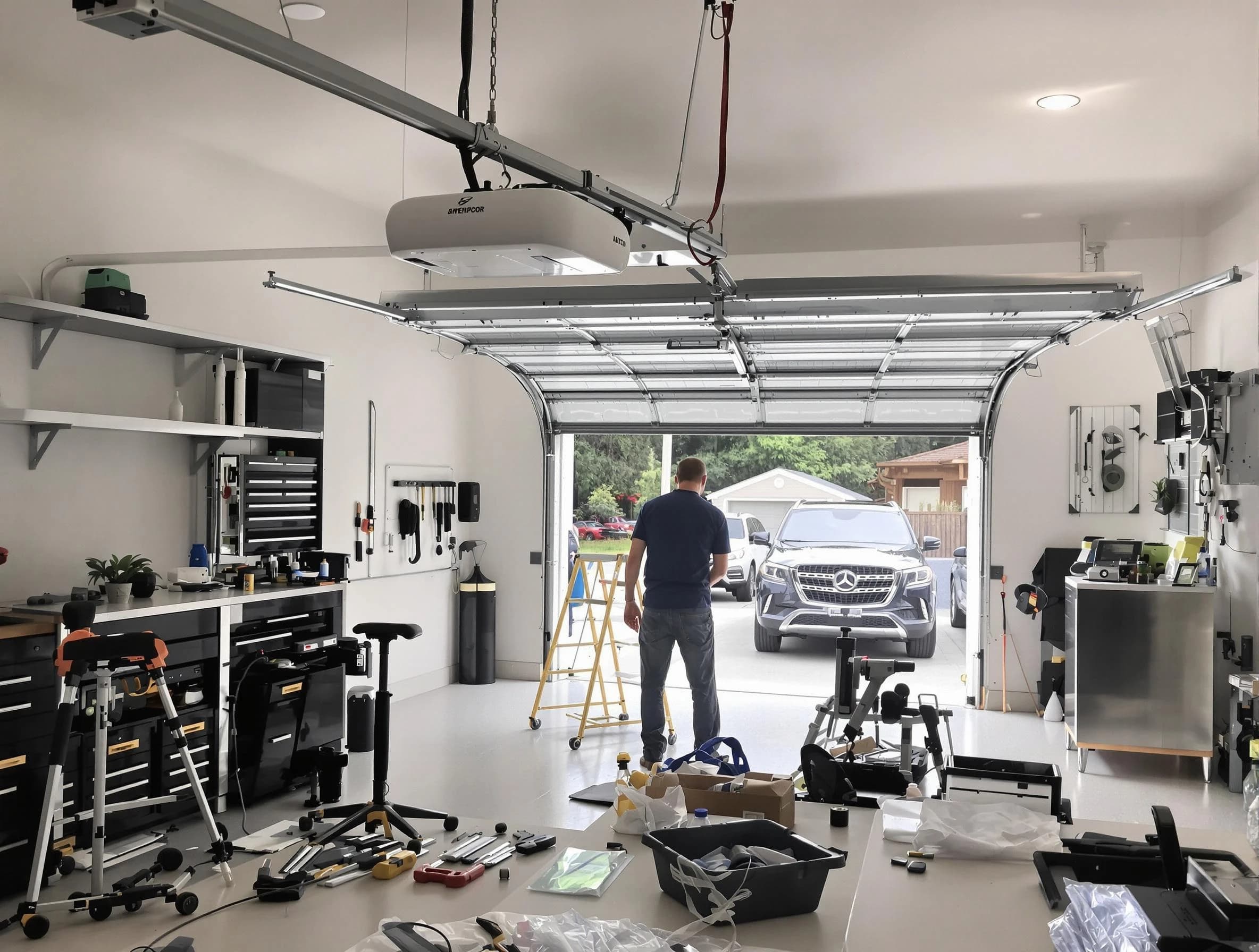 Garage door opener installation by La Vergne Garage Door Repair in La Vergne