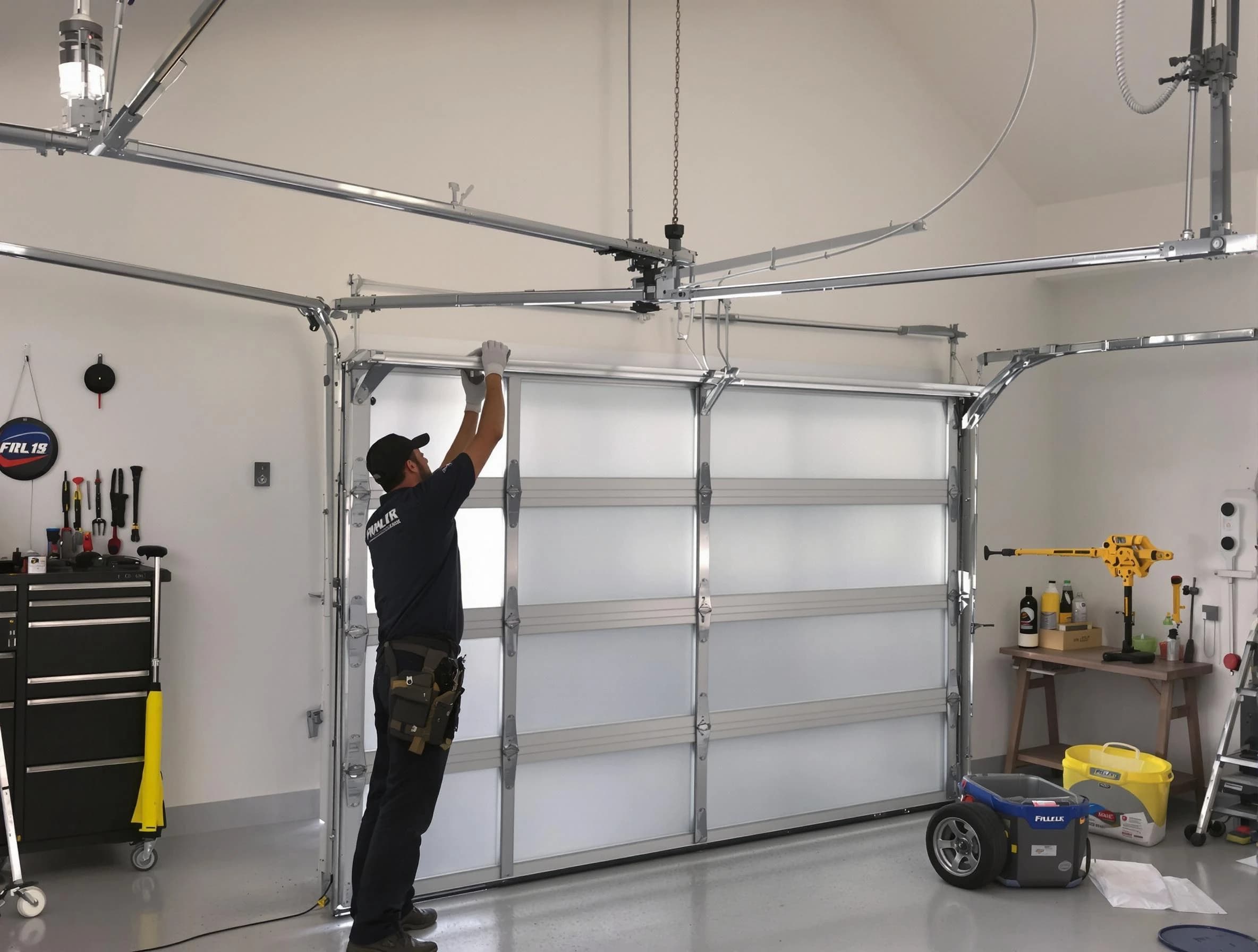 La Vergne Garage Door Repair certified team performing precision garage door installation in La Vergne