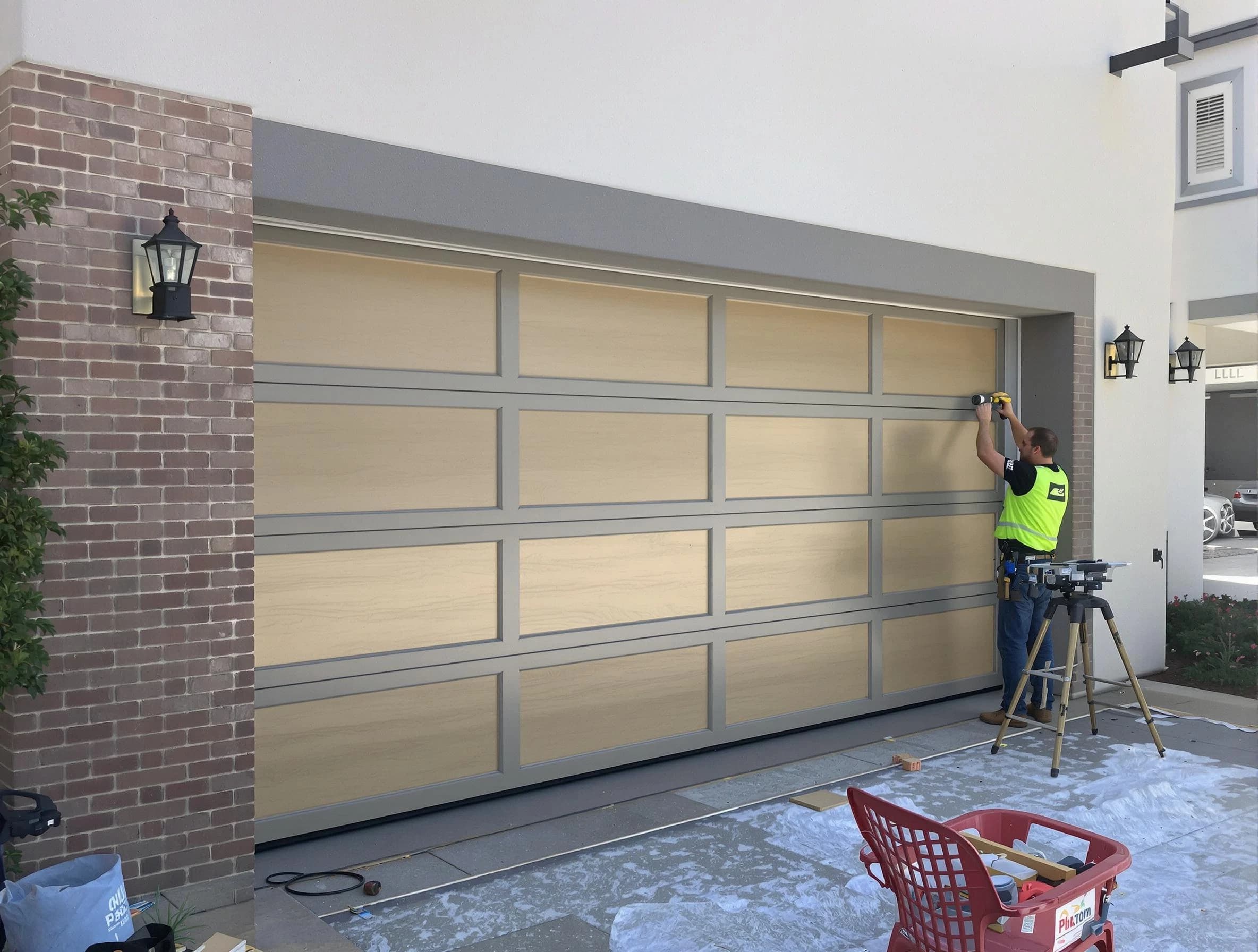 Garage door replacement service by La Vergne Garage Door Repair in La Vergne