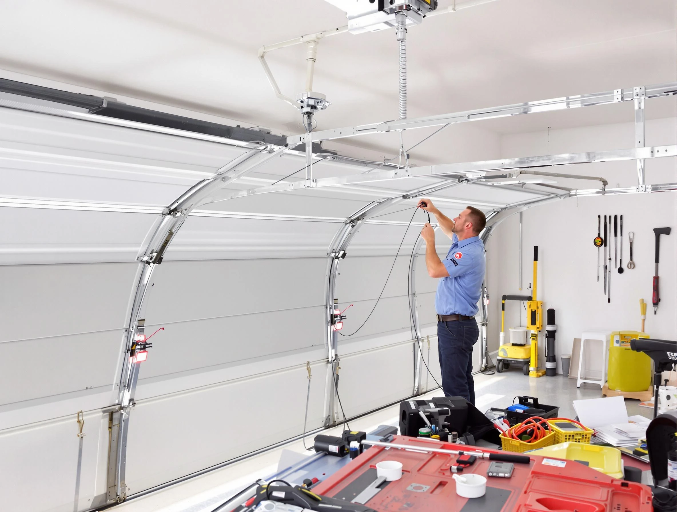 Garage door cable repair service by La Vergne Garage Door Repair in La Vergne