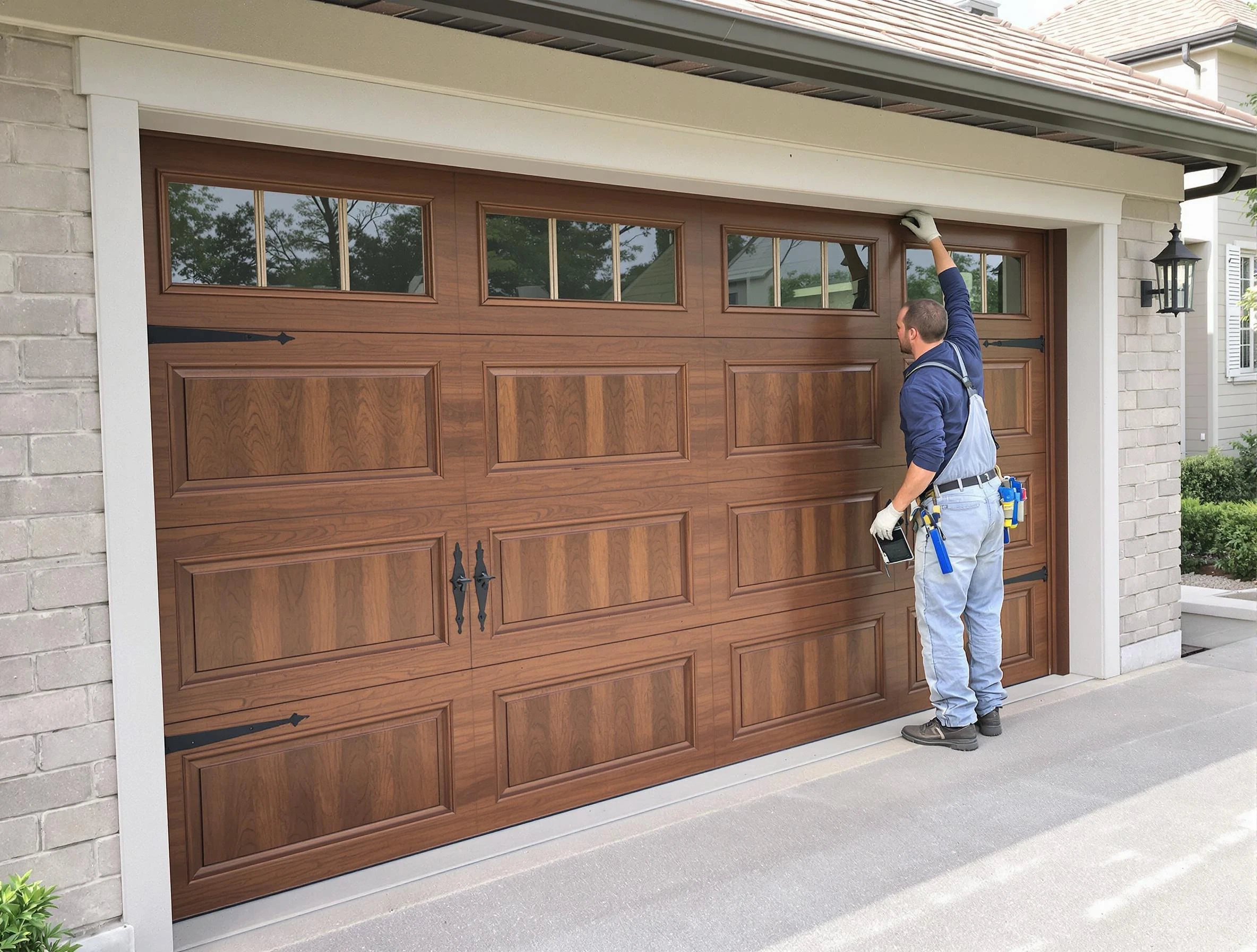 Custom garage door showcase by La Vergne Garage Door Repair in La Vergne