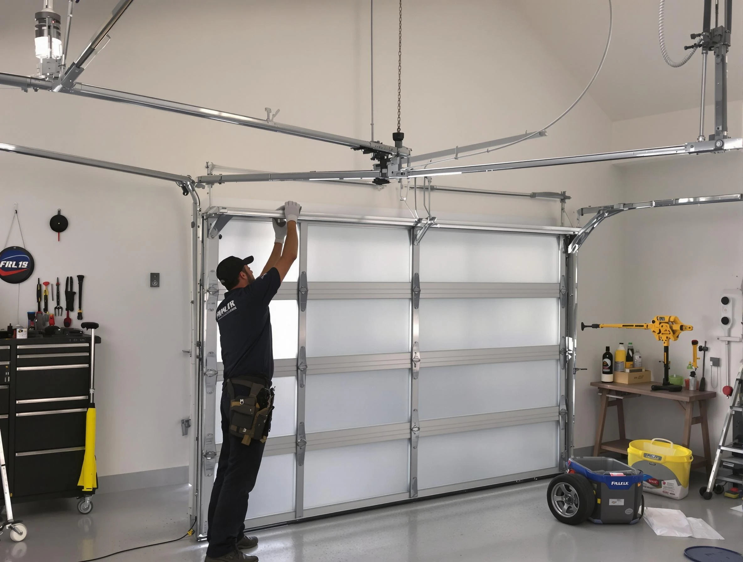 La Vergne Garage Door Repair certified team performing precision garage door installation in La Vergne