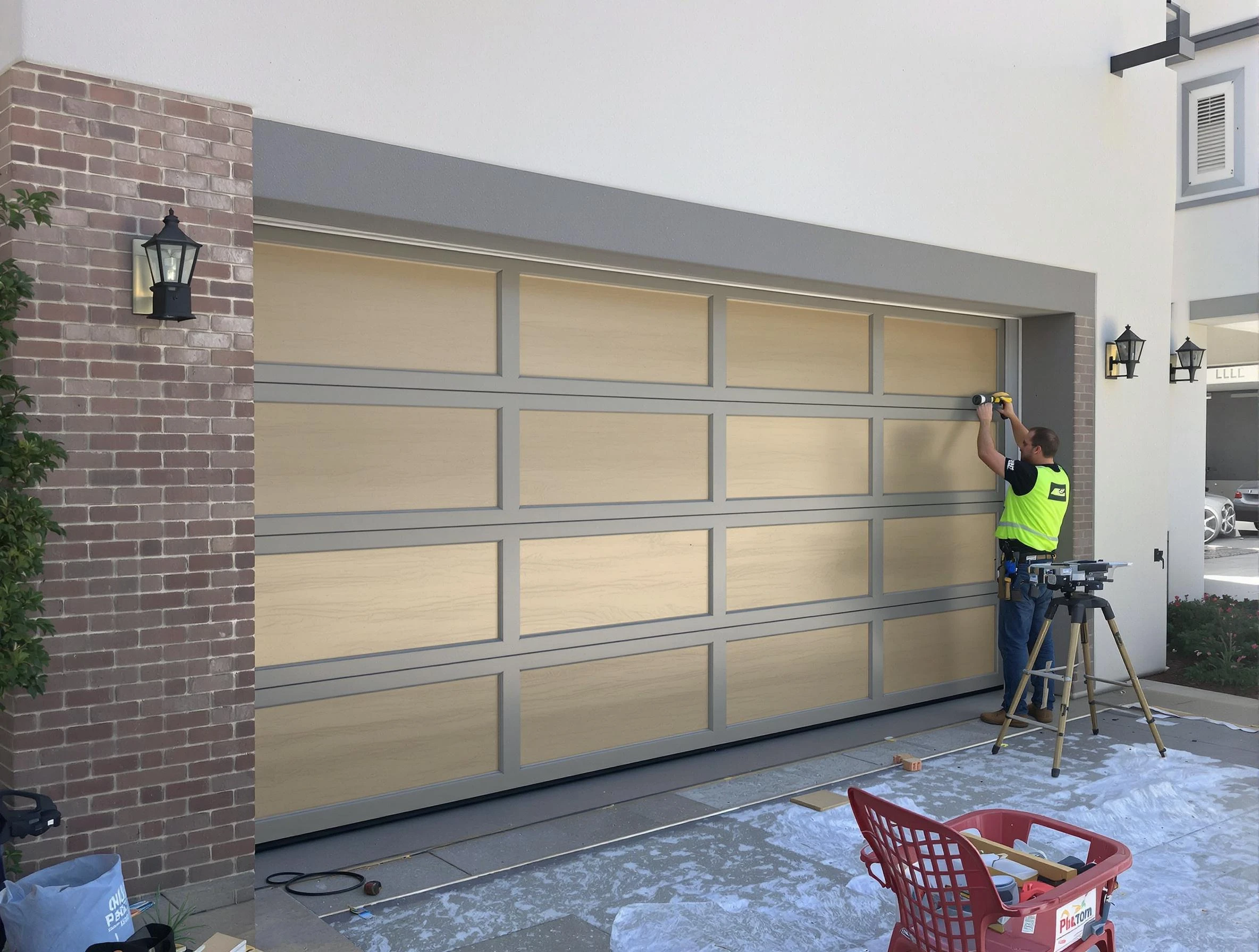 Garage door replacement service by La Vergne Garage Door Repair in La Vergne
