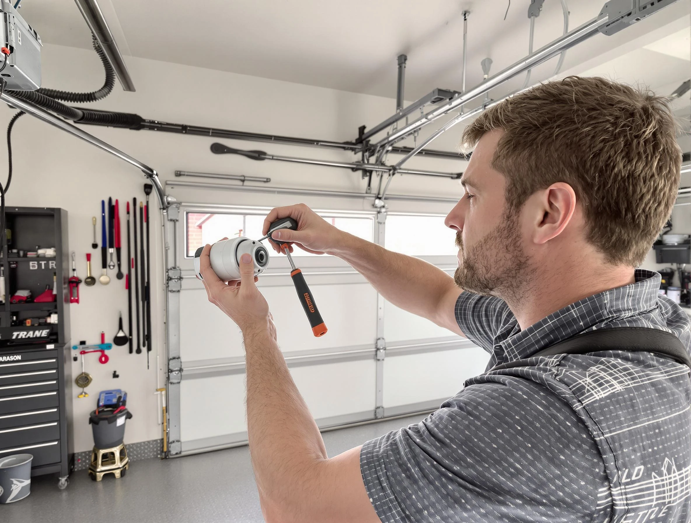 Garage door opener repair service by La Vergne Garage Door Repair in La Vergne